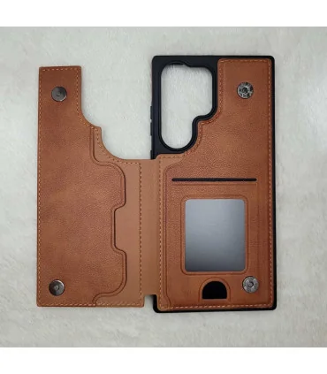 قاب چرمی s23 ultra جا کارتی LITOLIDO