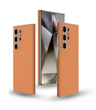 قاب چرم s25 ultra دور متال viva madrid