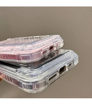 قاب کریستالی ایفون 15 پرو جا کارتی اورجینال star light