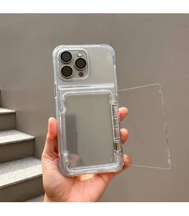 قاب کریستالی ایفون 13 پرو اورجینال جا کارتی star light