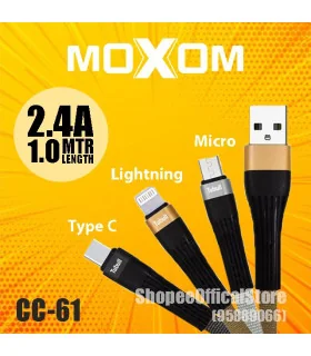 کابل شارژ و دیتای ایفن مدل moxom cc-61