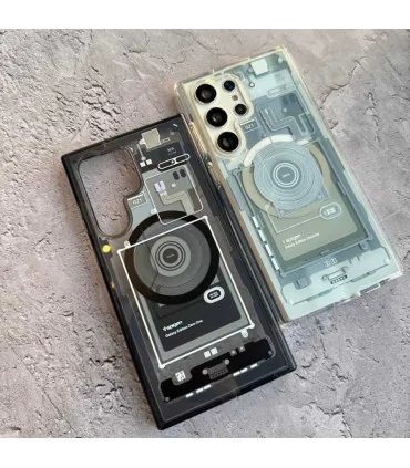 قاب کریستالی s25 ultra مگ سیف spigen GZ1