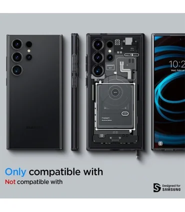 قاب کریستالی s25 ultra مگ سیف spigen GZ1