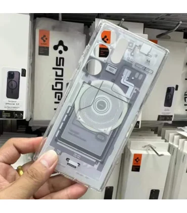 قاب کریستالی s25 ultra مگ سیف spigen GZ1