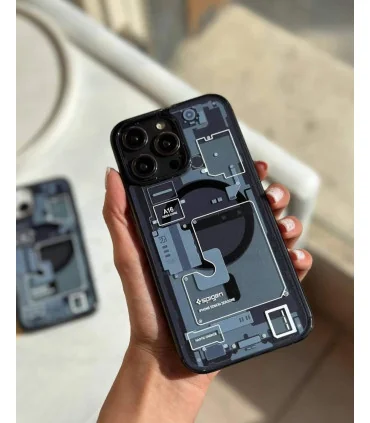 قاب اسپیگن ایفون 16 پرو مگ سیف ultra hibrid