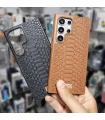 قاب چرم s24 ultra پوست ماری اورجینال HDD