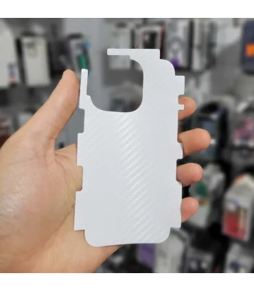 گلس پرایویسی ایفون 16 پرو با برچسب پشت گوشی silicon plus