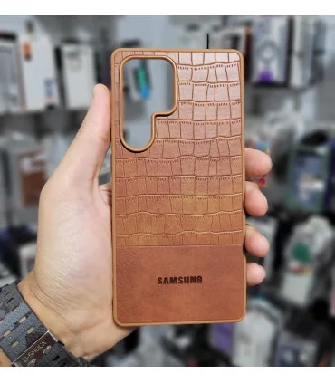 قاب چرم s25 ultra پشت سخت creative