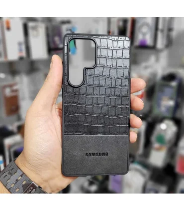 قاب چرم s25 ultra پشت سخت creative