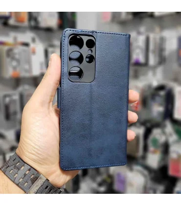 کیف چرمی s25 ultra درجه یک جا کارتی مگنتی MNC