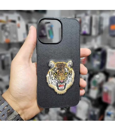 قاب چرمی ایفون 16 پرومکس طرح پولو ببر