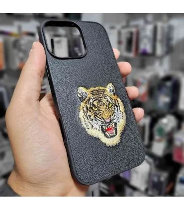 قاب چرمی ایفون 16 پرومکس طرح پولو ببر