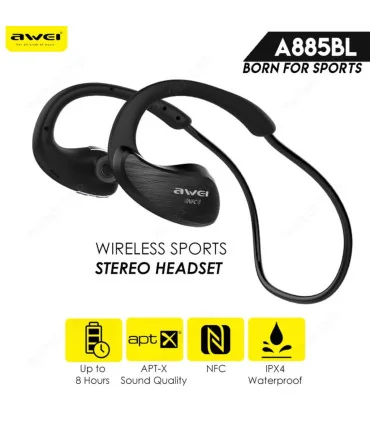 هندزفری بلوتوث القایی اورجینال Awei A885 Bl