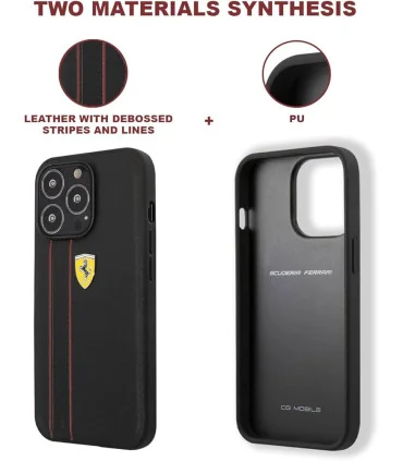 قاب چرمی ایفون 13 پرومکس فراری cg mobile