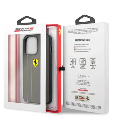 قاب چرمی ایفون 13 پرومکس فراری cg mobile