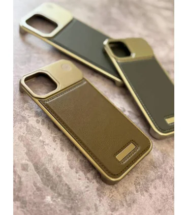 قاب چرم ایفون 16 پرومکس مدل classic fit