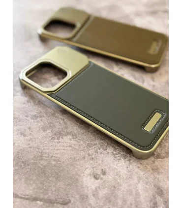 قاب چرم ایفون 16 پرومکس مدل classic fit