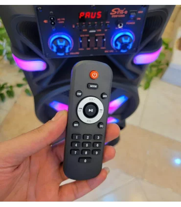 اسپیکر چمدانی قابل حمل غول پیکر zqs 12205 برق مستقیم + شارژی