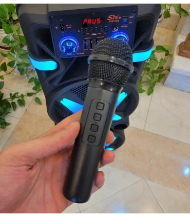 اسپیکر چمدانی قابل حمل غول پیکر zqs 12205 برق مستقیم + شارژی