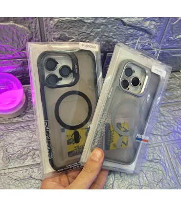 قاب مات ایفون 16 پرومکس مگ سیف استند + محافظ لنز ست |case pro