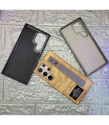 قاب کجسا s25 ultra چرم پارچه ایی milstd