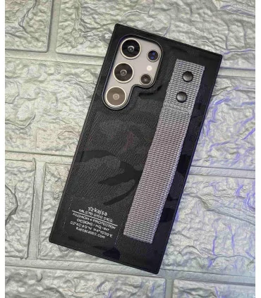 قاب کجسا s25 ultra چرم پارچه ایی milstd