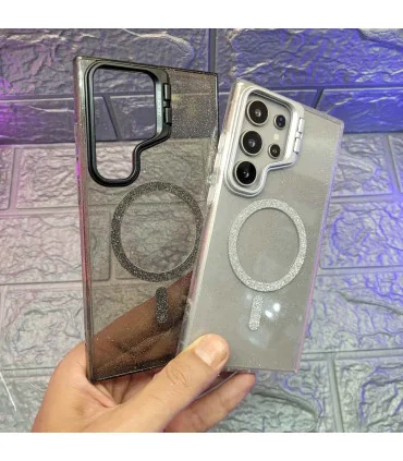 قاب شاین s25 ultra استند شو+ محافظ لنز ست bracket