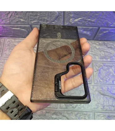 قاب شاین s25 ultra استند شو+ محافظ لنز ست bracket