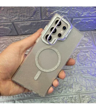 قاب شاین s25 ultra استند شو+ محافظ لنز ست bracket