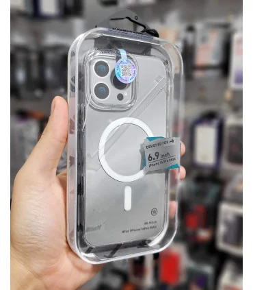 قاب کریستالی ایفون 16 پرومکس مگ سیف yong kit