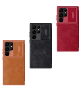 کیف چرمی s23 ultra اورجینال nillkin