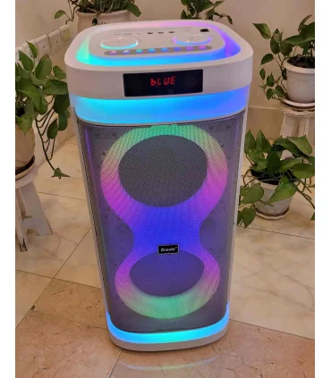 اسپیکر بلوتوثی سوپر بیس سفید bts 2407