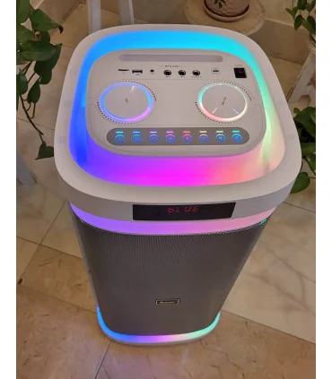 اسپیکر بلوتوثی سوپر بیس سفید bts 2407