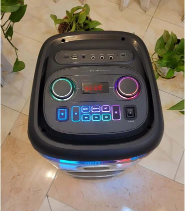 اسپیکر چمدانی bts-2369 سوپر بیس شیشه ایی