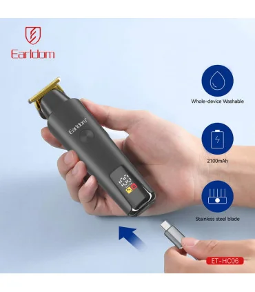 ماشین اصلاح موی سرو صورت اورجینال ارلدام earldom h06