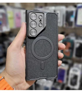 قاب s24 ultra جیر کربنی محافظ لنز تمام فلز q series