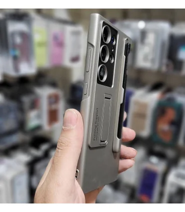 قاب s25 ultra gkk سخت اورجینال استند شو قلم دار