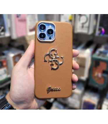 قاب ایفون 13 پرومکس چرمی گس guess