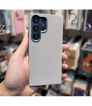 قاب s25 ultra پارچه ایی + محافظ لنز رینگی creative