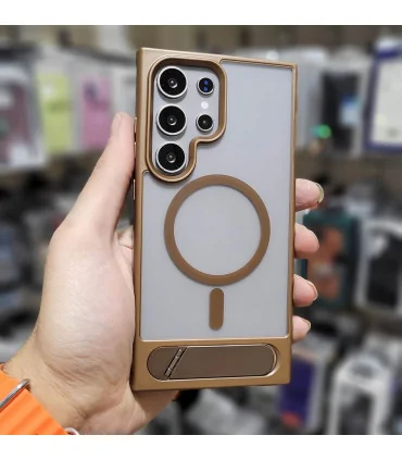 قاب s25 ultra مات استند + محافظ لنز ست creative