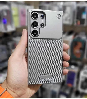قاب S25 ULTRA سخت جیر + محافظ لنز ست Q SERIES