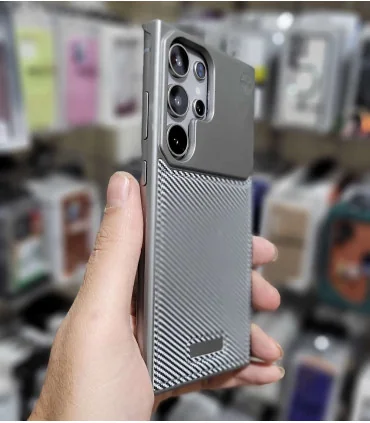 قاب S25 ULTRA سخت جیر + محافظ لنز ست Q SERIES