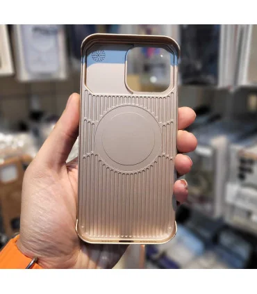 قاب ایفون 13 پرومکس جیر کربنی + محافظ لنز ست q series