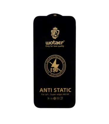 گلس ایفون 13 پرومکس pro max مدل anti astatic wotaer