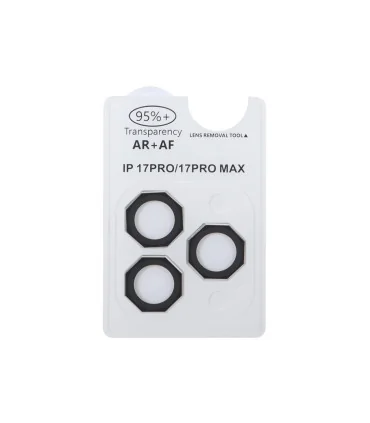 محافظ لنز ایفون 17 پرو / 17 پرومکس pro max شیش ضلعی