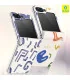 قاب زد فلیپ z flip 6 چرمی اورجینال بلو مانکی