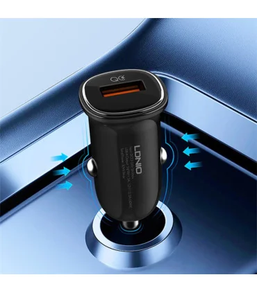 شارژر فندکی اورجینال 30 وات الدینیو c105 با کابل