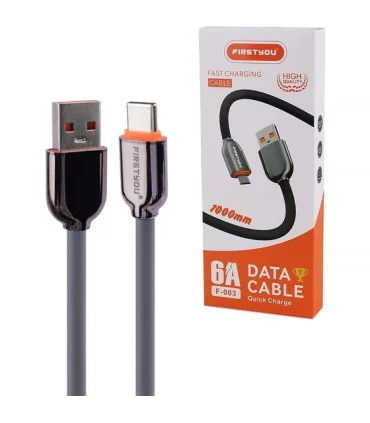 کابل شارژ usb به تایپ سی فست شارژ f-003