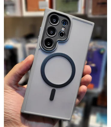 قاب s24 ultra مات مگ سیف فلزی اورجینال uniqe