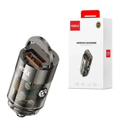 شارژر فندکی خودرو اورجینال هیسکا 63 وات hcc-317